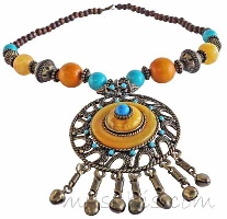 Indian ethnic necklace - click here for large view